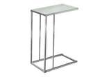 Accent Table, C - Shaped, Tempered Glass, Stylish Design Contemporary & Modern by Couch.com