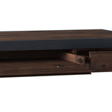 Erina - Desk - Distressed Charcoal Brown by Couch.com