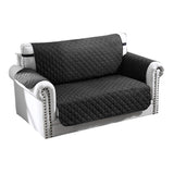 Reversible Sofa Cover Chair Loveseat Couch Microfiber Slipcover Cushion Furniture Protector Shield Water-Resistant w/ Elastic Strap for Kids Pet Dog C