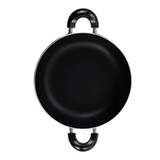 Better Chef 12" Aluminum Non-Stick Metallic Red Deep Fryer with Glass Lid