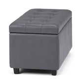 Cosmopolitan - Upholstered Storage Ottoman by Couch.com