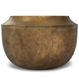 Timmons - Cast Aluminum Coffee Table - Brown by Couch.com