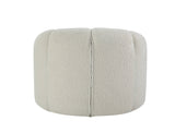 Osmash - Teddy Sherpa Chair With Swivel - White by Couch.com