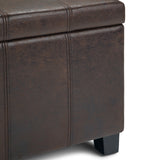 Dover - Storage Ottoman Bench - Distressed Brown by Couch.com