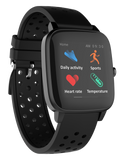 Supersonic Smartwatch with Dynamic Heart Rate, Temperature, Blood Oxygen, and Blood Pressure Monitor