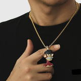Bling Proud X Bored Ape NFT Pendant with Platinum Teeth 