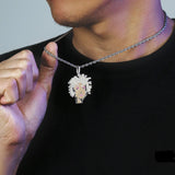 Bling Proud X Crypto Punk NFT Pendant Golden Hair Woman 
