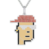Bling Proud X Crypto Punk NFT Pendant Red Hat Man by Bling Proud | Urban Jewelry Online Store