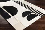 Bro Black&White Wool Rug