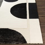 Bro Black&White Wool Rug