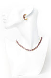 Purple Stone Tennis Necklace by Short & Suite