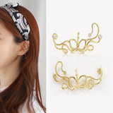 Message of Love Butterfly and Diamond Crystal Earring and Clip