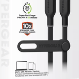 HyperGear Flexi PRO USB-C to USB-C Cable 15ft