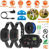 Dog Fence System Pet Containment System with 100 Adjustable Levels 2 Receivers IPX7 Waterproof Rechargeable Underground Fence for Small Medium Large D