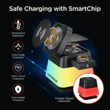 HyperGear PowerFold Cube RGB 3-in-1 Wireless Charging Stand