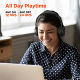HyperGear Stealth ANC Wireless Headphones with Dynamic Bass Feature
