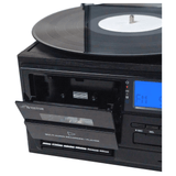 Victor Cosmopolitan 8-in-1 Turntable Music Center Black - Refurbished