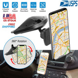 Car Phone Holder CD Slot Phone Mount Stand 360° Rotatable Magnetic Smartphone GPS Hands-free Driving Holder For iPhone XS/XS Max/Samsung Galaxy S11/S1