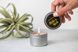 Trio of Tin Soy Candle - Scented with Bergamot and Lavender Essential oils by Lizush