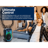 Emerson Portable Bluetooth 12" Party Speaker with Flame Lighting