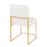 Fuji - Contemporary Stylish Frame, High Back Dining Chair (Set of 2) by Couch.com