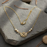 As Seen on Molly Ringwald Gold Filled Pearl Choker Necklace