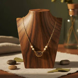 As Seen on Molly Ringwald Gold Filled Pearl Choker Necklace