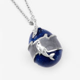 7.08 Grams Drop Shape .925 Sterling Silver Multicolor Enamel Charms Pendant