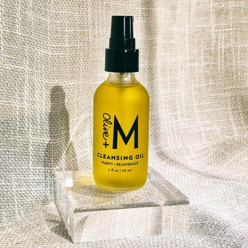 Dream Olive Oil Face Cleanser for Deep Cleansing | Purify + Rejuvenate Cleansing Oil | Olive +M (2 oz) by Olive + M