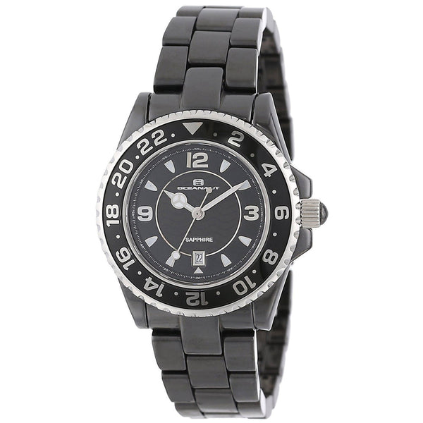 Oceanaut Women's Ceramic Black Dial Watch - CN1C2601 by Balec Group