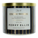 Perry Ellis 14.5 oz Soy Wax Blend 3 Wick Candle - Exotic Woods