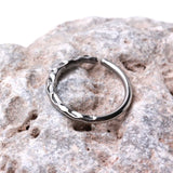 316L Stainless Steel Uneven Look Surface Seamless Ring / Septum Ring by Fashion Hut Jewelry