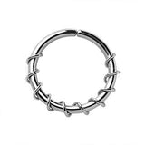 316L Stainless Steel Twisted Wire Seamless Ring by Fashion Hut Jewelry