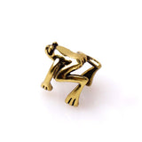Antique Gold Tree Frog Fake Cartilage Ear Cuff by Fashion Hut Jewelry