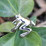 316L Stainless Steel Tree Frog Fake Cartilage Ear Cuff by Fashion Hut Jewelry