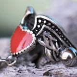 Antique Winged Heart Cartilage Cuff Earring by Fashion Hut Jewelry