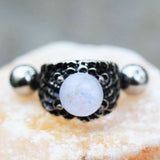 316L Stainless Steel Dragon's Orb Cartilage Cuff Earring by Fashion Hut Jewelry