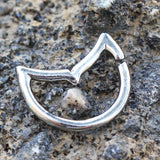 316L Stainless Steel Annealed Dolphin Tale Ring by Fashion Hut Jewelry