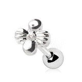 316L Stainless Steel Charming Wildflower Cartilage Earring by Fashion Hut Jewelry