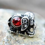 316L Stainless Steel Ruby Red Jeweled Elephant Cartilage Earring by Fashion Hut Jewelry