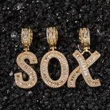 Custom Baguette Letter Pendant (1 letter available) 