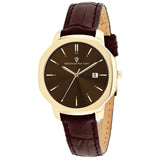 Christian Van Sant Women's Octave Slim Brown Dial Watch - CV0507 by Balec Group
