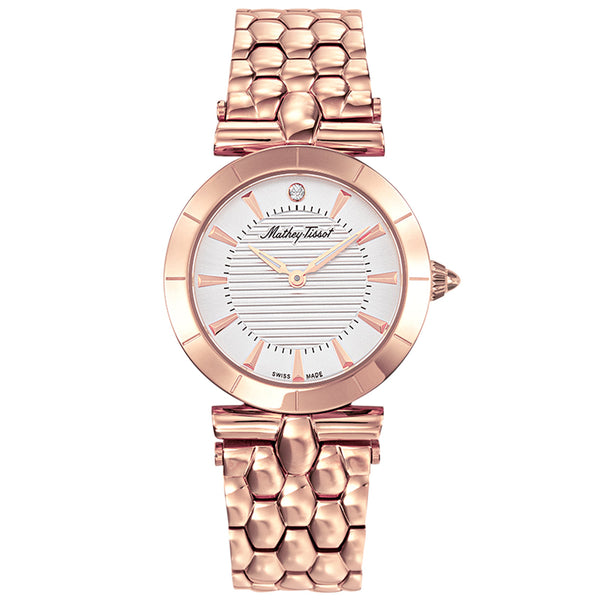 Mathey Tissot Women's Classic Silver Dial Watch - D106RI by Balec Group