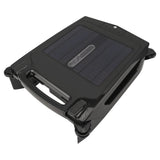 Solar Powered Robotic Pool Skimmer Automatic Swimming Pool Surface Cleaner with 2 Cleaning Modes Dual Charging Methods IPX7 Waterproof 1937sq.ft Cover