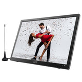 Supersonic Portable 16" 12 Volt Digital LED TV with USB, SD, and HDMI Input, Built-in Rechargeable Lithium Ion Battery and FM Radio (SC-2816)