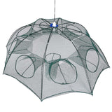 Foldable Fishing Bait Net Trap Crab Net Shrimp Minnow Crawdad Fish Cast Dip Cage Mesh Automatic Contraction