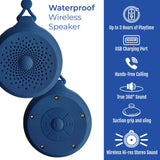 Total Audio Freedom Collection – Wireless Earbuds + Extended-Play 360° Speaker + Waterproof Suction Speaker