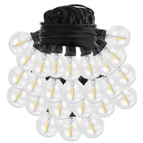 25FT Decorative Globe String Lights Outdoor Indoor 25Pcs Bulb Light Strings Fairy String Lamps for Garden Lawn Patio Cafe Party