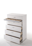 Naima II - High Gloss Chest - White by Couch.com
