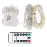 Patio Umbrella Lights 8 Lighting Mode Waterproof Parasol Timer Lamps W/ Remote Controller 104 LED 8 Bundles Warm White for Patio Garden